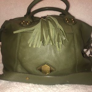 Leather hobo soho bag, purse